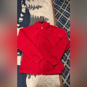 Columbia Vibrant Red Fleece Jacket